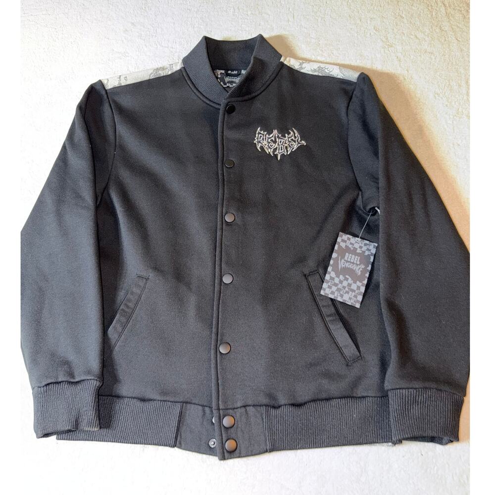 Rebel Vengeance Tapestry Jacket, Apocalypse Skeleton Horseman, Men's Medium